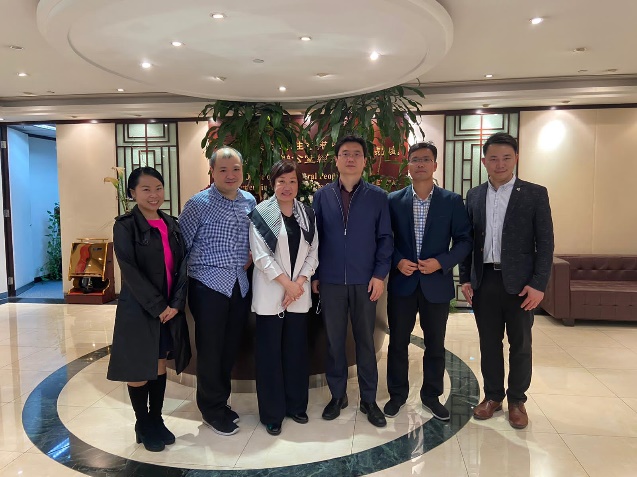 Meeting with Commercial Office of Economic Affairs Department of Liaison Office of The Central People's Government in the HKSAR